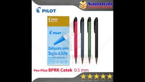 Ballpoint Pilot BPRK-10M 0.5 mm / Pulpen Super BPRK Satuan / Pen Cetek Body Karet Pcs Alat Tulis Satuan Pulpen Ekonomis - Lazada