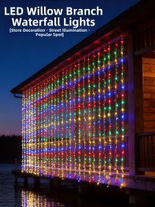 BEAUTY IN THE LIGHT | Weatherproof Solar Light Curtain garden landscaping decoration