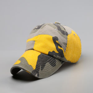BAODUOLEI | Classic Retro Camo Soft Top Baseball Cap