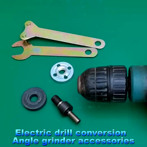 5pcs Electric Drill Angle Grinder Adapter Set 10mm Converter Rod for Cutting Polishing Grinding 5PCS/Set Electric Drill Conversion Angle Grinder Connecting Rod for Cutting Disc Polishing Wheel