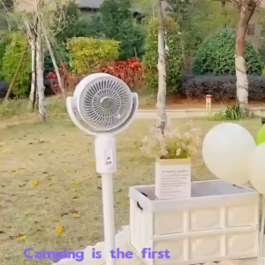 Rechargeable Electric Fan Inverter Turbo Air Circulation Fan 2 in 1 Stand Fan Desk Fan