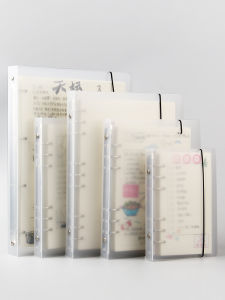 สมุดบันทึกแบบพับได้ A6/A5 ด้านนอกแข็ง PP แบบแยกออกได้ สำหรับนักเรียน สมุดบันทึกแบบมีกริด กระดาษ Dorian ปกแข็งแบบแยกออกได้