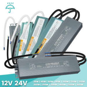 IP67 Waterproof Outdoor Use Lighting Transformers AC 110-250V To DC 12V 24V 60W 100W 150W 200W 300W 600W LED Driver Power Supply