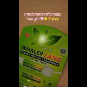 Cap Lang Inhaler Lang - Melegakan Hidung Tersumbat karna Pilek