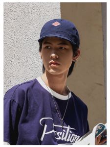 หมวกเบสบอลทรงสั้นสไตล์อเมริกัน ทรงเรโทร ทรงนิ่ม ทรงปากเป็ด ชายขอบสั้น หมวกผู้ชาย หมวกฤดูใบไม้ผลิ หมวกฤดูร้อน หมวกฤดูใบไม้ร่วง หมวกฤดูหนาว