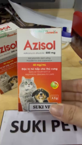 AZISOL - (40mg/ml) - SẢN PHẨM HỖ TRỢ HÔ HẤP CHO CHÓ MÈO - HÀNG CHÍNH HÃNG VEMEDIM