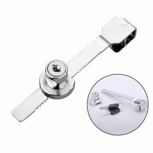 120mm Zinc Alloy Showcase Lock - For Sliding Glass Display Cabinets