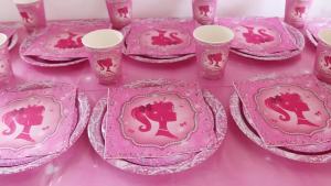 Princess Birthday Party Tableware Pink Paper Plate Cup Napkin Princess Kids Girl Birthday Party Decor Baby Shower Supplies