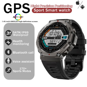 for amazfit t rex 3 GPS Smart Watch 5 ATM Waterproof Built-in Dual-band GNSS Compass Military Sport Smartwatch Men 2025 New