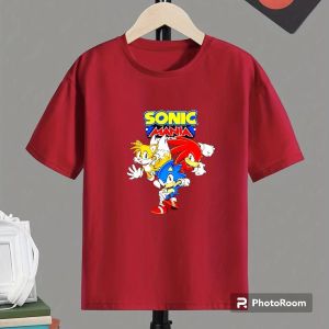 Atasan kaos anak-anak sonic mania 2-10 tahun