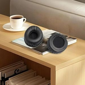 50mm Black Replacement Ear Pads Cushion Cover Soft Foam Earpads for Headphones