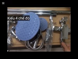 Sen cây tắm đứng sen cây nóng lạnh HASAKO củ đồng sen cây 3 4 chế độ củ đồng mạ crom sen tắm đứng nóng lạnh giá hợp lý