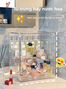 Hộp Đựng Mỹ Phẩm Dung Tích Lớn Trong Suốt Chống Bụi Để Bàn Phòng Tắm Tủ Đựng Mỹ Phẩm Giá Để Đồ Hộp Đựng Nước Hoa Hộp Đựng Mỹ Phẩm