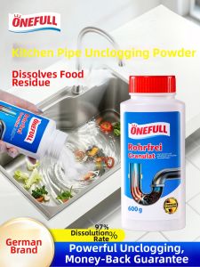 ONEFULL | Strong Dissolving Kitchen Drain Cleaner Powder