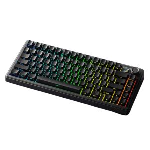 AULA | Bàn Phím Cơ AULA F75 Max 75% Ba Chế Độ Không Dây RGB Chơi Game Hot-swappable Lắp Ráp Kiểu Gasket Tích Hợp Màn Hình TFT Và Núm Điều Khiển
