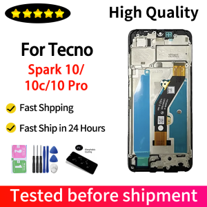 vbpbsql | OEM For Tecno Spark 10 Pro KI7 LCD Display Touch Panel Digitizer For Tecno Spark 10 KI5q LCD Spark 10C KI5km Display