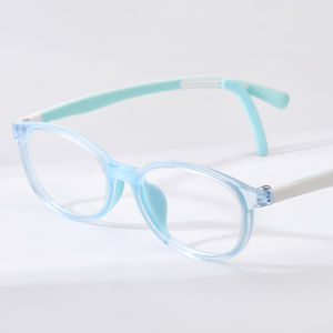 NIANZHEN TR90 Childrens Eyeglass Frames Oval Glasses Ultralight Adjustable Kids Silicone Eyewear Girls Boys Spectacles 66130