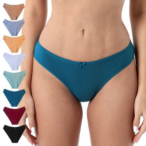Girls Cotton Underwear Low Waist Triangle Student Panties Pure Color Breathable Comfortable Ladies Innerwear Youth Briefs