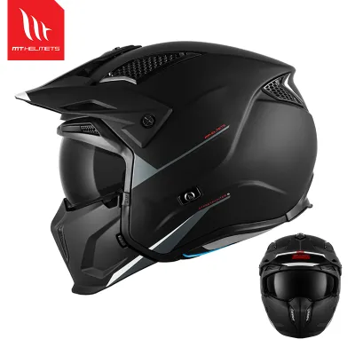 MT Helmets | Retro Summer Motorcycling 3/4 Helmet