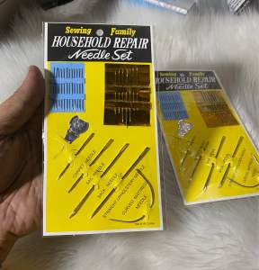Sewing Family | Household Repair Needle Set 24 | Hand Sewing | Multipurpose Hand Needles Curve
