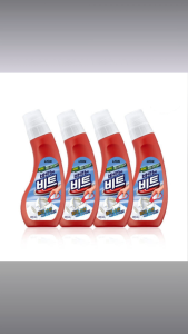 220ml 4-Pack Barun Bit Pre-treatment Stain Remover Detergent – Special Shirt Collar & Sleeve Cleaner | Liquid & Spray for Laundry | Ships from Korea