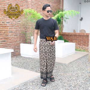 Sarung Tenun Batik Halus Pria Dewasa Motif Giok Etnik A-02