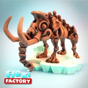 Cuero Mainan Artikulasi Kerangka Mammoth Skeleton Gajah Terlaris