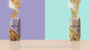 [MUA 5 LỐC 180ML TẶNG 1 GẤU GALAXY] Sữa hạt 137 DEGREES Ngọt Từ Mật Hoa Dừa (Không Đường) Nhiều Vị Lựa Chọn 180ML Thái Lan