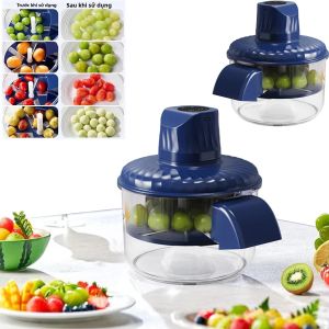 Máy Gọt Vỏ Nho Tự Động Bằng Điện Dụng Cụ Chuẩn Bị Trái Cây Không Cần Dùng Tay Dành Cho Quả Mọng Và Các Loại Trái Cây Khác Dụng Cụ Loại Bỏ Vỏ Bằng Thép Không Gỉ Dễ Dàng Sử Dụng