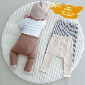 BOBOWEINI | High Waist Cotton Stretch Baby Leggings