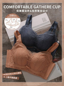 Womens Thickened Bra Prevents Sagging Gathered Small Chest Special 8cm Push up Bra Brand Underwear Sensual Lace Design