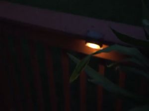 COD Lampu Tangga Tenaga Surya / Lampu Pagar Tenaga Matahari / Lampu Tangga Solar TaffLED Lampu Taman Hias Deck Light Solar Waterproof Warm White 8 PCS - L20 / Lampu Hiasan Teras Rumah Pagar Taman Panel Solar Cell / alat Penerangan Portable Super Terang