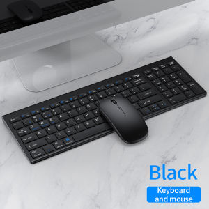 NexusClick Wireless Keyboard Mouse Combo Bluetooth 5.0 Rechargeable Full Size Quiet Keyboard Kit for PC iPad Tablet Laptop Mac