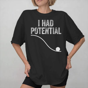 Sanrio | I Had Potential New Arrival T Shirts for Men Women Cotton Tee Summer Fashion Shirt Clothing Tops
