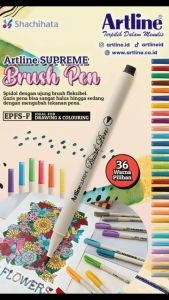 ARTLINE Spidol Supreme Brush Pen SET 10 Colours EPFS-F/BW10WB1