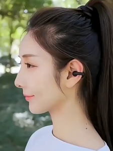 Clip-on Ear Single Bone Conduction Earphones Bluetooth Wireless Headset With Touch Earbud Business Sports Music Headset