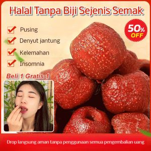 Hawthorn  Manisan Cemilan 0 Bahan Tambahan Hawthorn Berongga Tanpa Biji Hawthorn Berry Halal Buah Sejenis Semak Manisan Haw Cemilan Asam