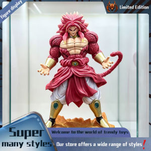 Bandai | Super Saiyan 4 Broly Peripheral Figurine Model Table Decoration Birthday Gift Trendy Toy Scene Decoration Car Decoration