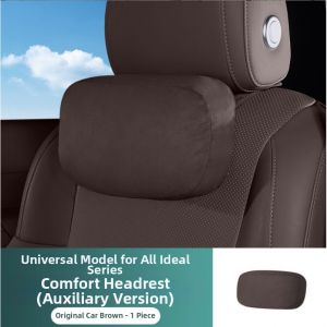 MLZH | Suede Plush Comfortable Pearl Cotton Car Headrest Neck Pillow
