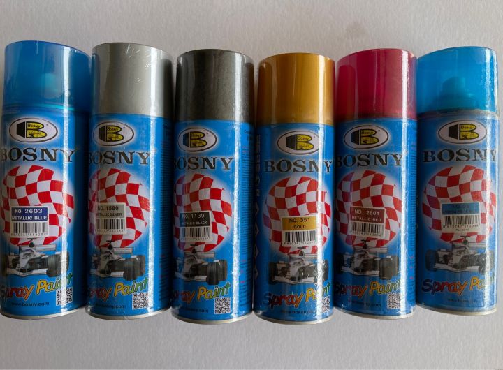 Original Bosny Spraypaint Metallic Colors Lazada PH