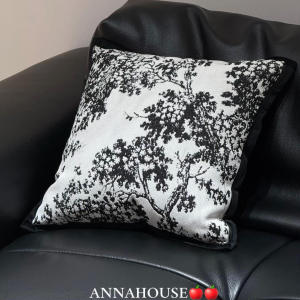 MOMO HOME Bàn Tay Mềm Mại Họa Tiết Hoa Mực Nước Mùa Xuân 2025 Mới Cho Ghế Sofa Phòng Khách Sang Trọng Cao Cấp