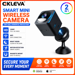 EKLEVA AS02 Wireless Mini Camera Built-in 1080P IR-CUT Mini Camera Home Surveillance Camera Motion Detection Recorder Camera
