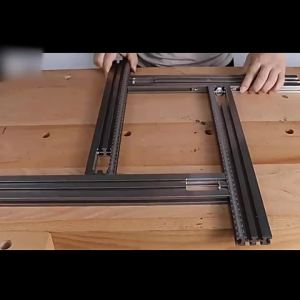 Giá Đỡ Ray Dẫn Hướng Khắc Có Thể Điều Chỉnh Dụng Cụ Chế Tác Gỗ Tự Làm Máy Cắt Kim Loại Giá Đỡ Phụ Trợ Tạo Rãnh Tạo Rãnh Cạnh.
