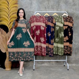 Baju Daster Chibi Wanita Lengan Pendek Bahan Rayon Adem Dan Lembut Kekinian