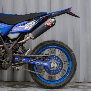 Knalpot GP 7 Black Edition Full Bending KLX 140 KLX 150 CRF 150L WR 155 DTRACKER 150