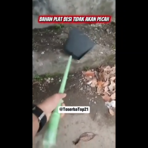 Pengki Plat Besi Gagang Besi Serokan sampah Plat Besi Anti Pecah