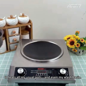 ICON 5000W Induction Cooktop for Wok with Energy Saving Fast Heating Electric Stove & Child Safety Lock