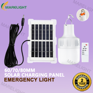 2in1 Solar Light Emergency Light Rechargeable Bulb With Panel Portable Outdoor Camping Light Night Market Lamp