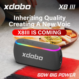 XDOBO Loa Bluetooth Không Dây Nâng Cấp X8iii 60W Loa Chế Độ TWS Loa Âm Trầm Sâu Loa Trong Nhà Ngoài Trời Chống Nước IPX7