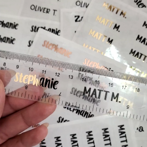 Personalized Back to School Name Labels Custom Waterproof Name Stickers Kids School Supplies Daycare Labels for Water Bottles Lunch Boxes